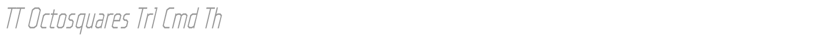 TT Octosquares font preview